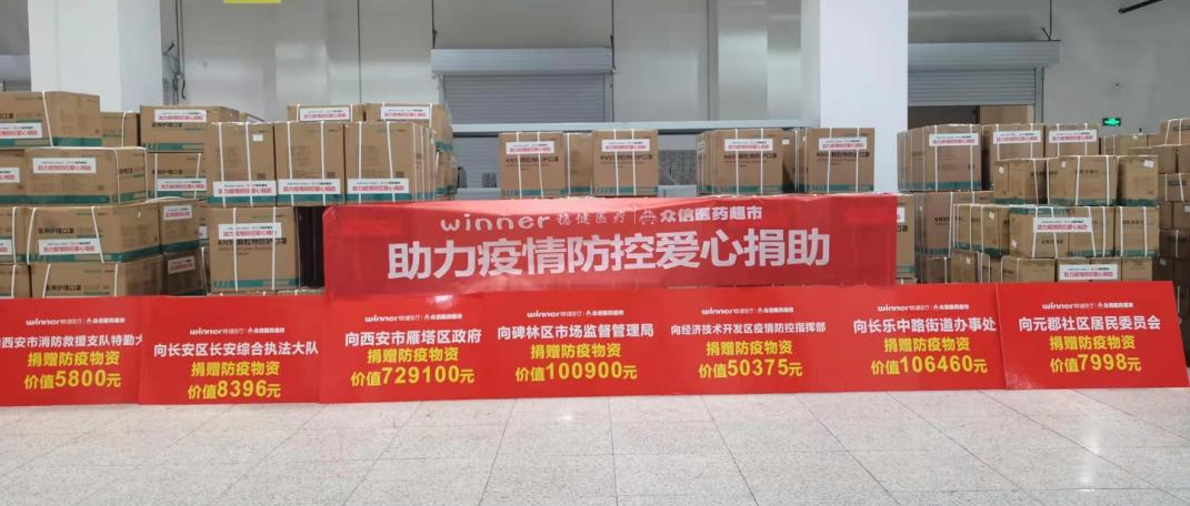 助力西安疫情防控，，，，，，银河集团官网捐赠近四百万防疫物资已抵达